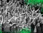 Échauffement des supporters